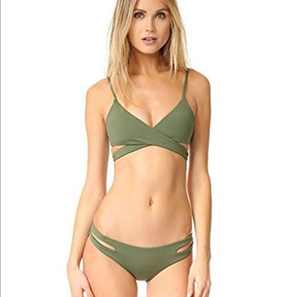 L*Space Rocky Wrap Top in Jungle Color